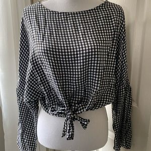 Topshop gingham shirt